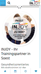 Mobile Screenshot of injoy-soest.de
