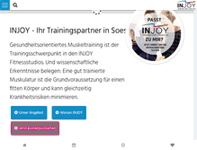 Tablet Screenshot of injoy-soest.de